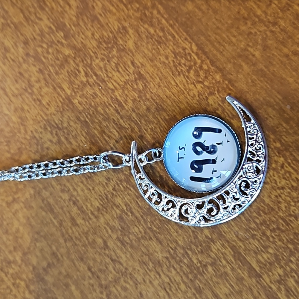 NWOT Half Moon Taylor Swift Inspired 1989 Necklace